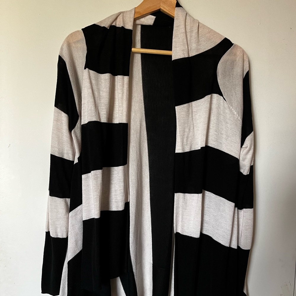 Black and White Cardigan